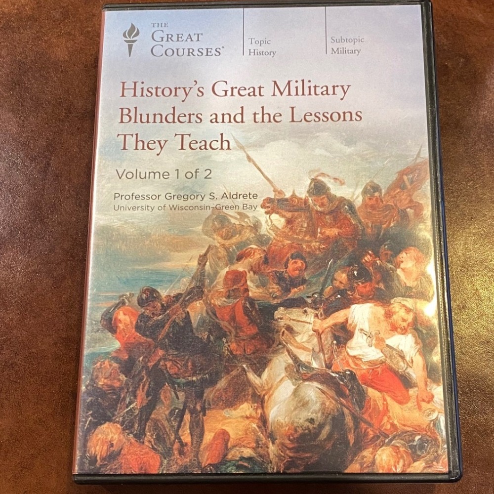The Great Courses Historys Great Military Blunders Audio CD Vol 1 & 2 Complete